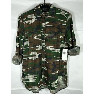 R.L Denim & Supply button down Camo shirt